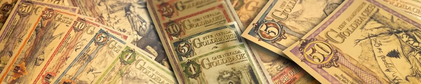 Collection of Goldbacks from different states